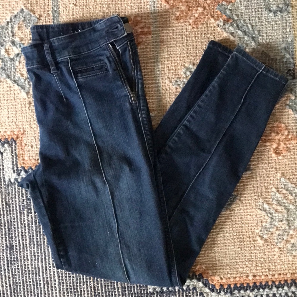 Gap side zip jeans